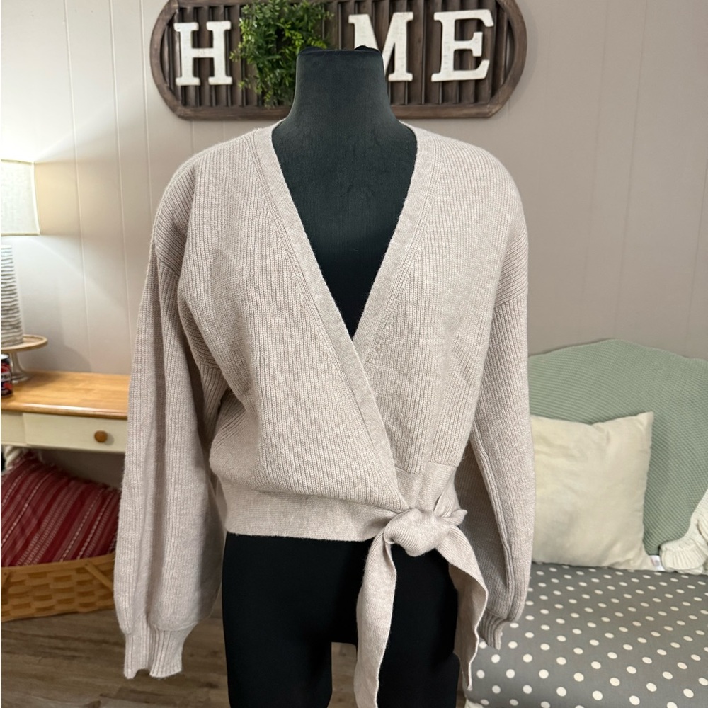 WAYF • Sterling Wrap Sweater
